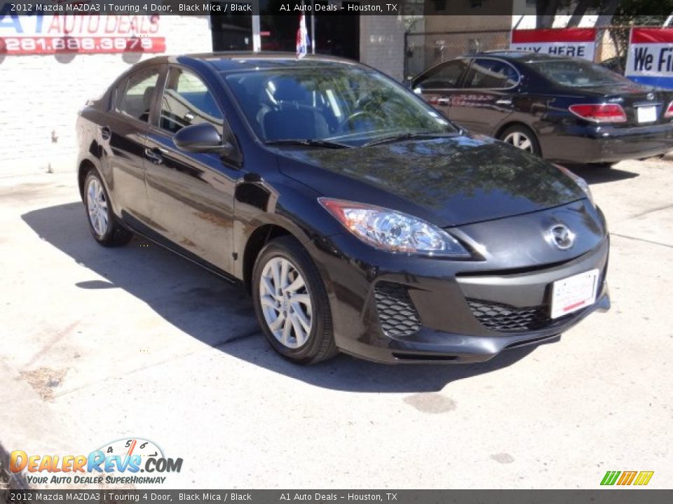 2012 Mazda MAZDA3 i Touring 4 Door Black Mica / Black Photo #8