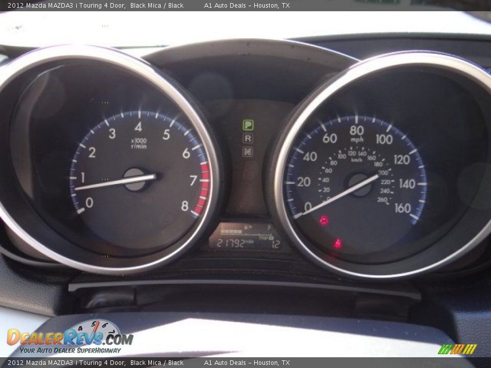 2012 Mazda MAZDA3 i Touring 4 Door Black Mica / Black Photo #9