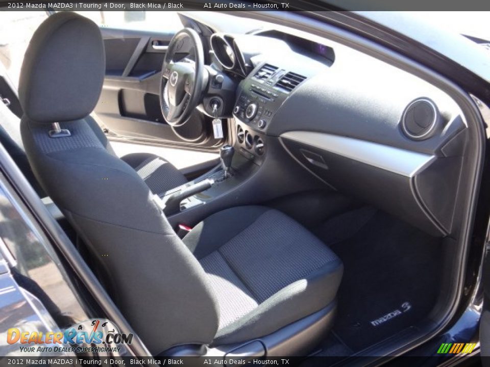 2012 Mazda MAZDA3 i Touring 4 Door Black Mica / Black Photo #14