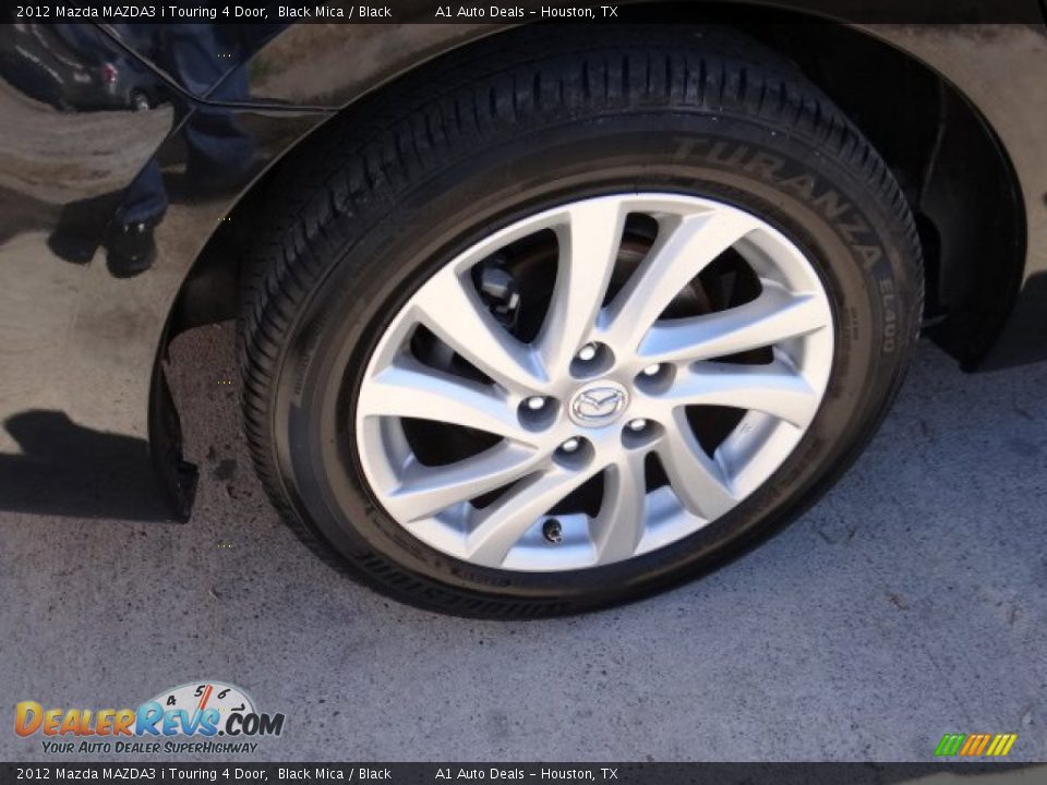 2012 Mazda MAZDA3 i Touring 4 Door Black Mica / Black Photo #25