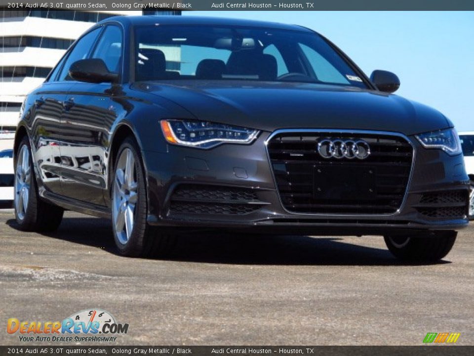 2014 Audi A6 3.0T quattro Sedan Oolong Gray Metallic / Black Photo #1