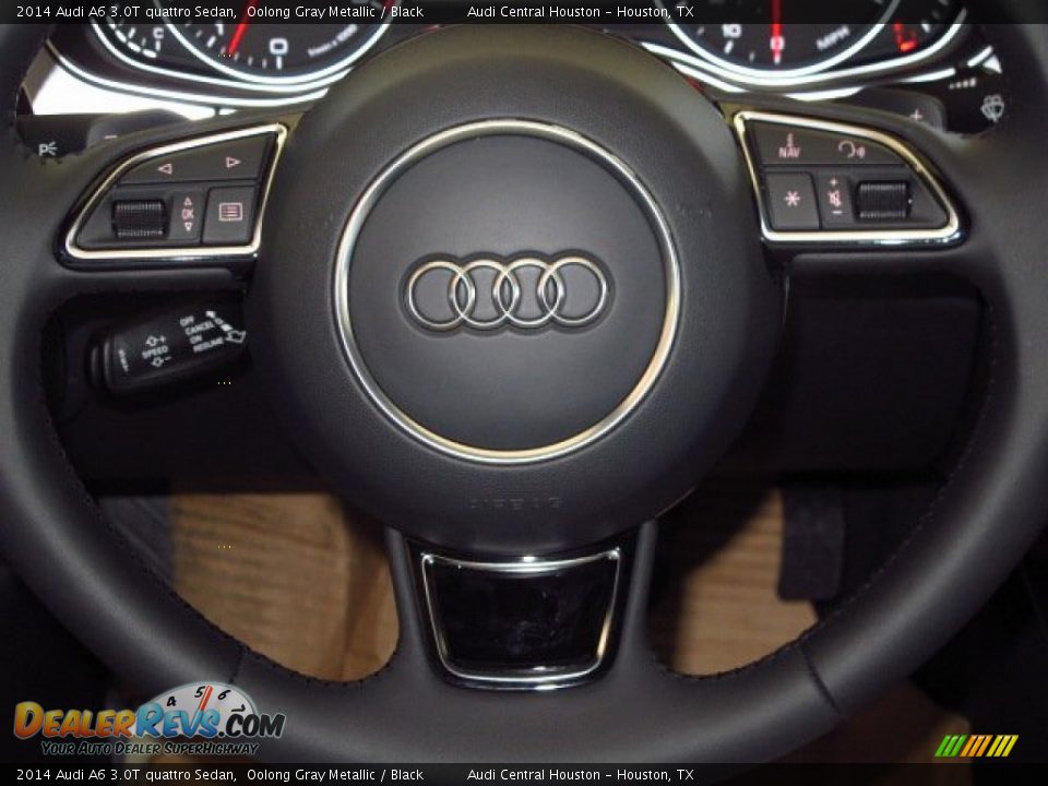 2014 Audi A6 3.0T quattro Sedan Oolong Gray Metallic / Black Photo #19
