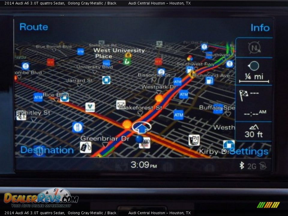 2014 Audi A6 3.0T quattro Sedan Oolong Gray Metallic / Black Photo #24