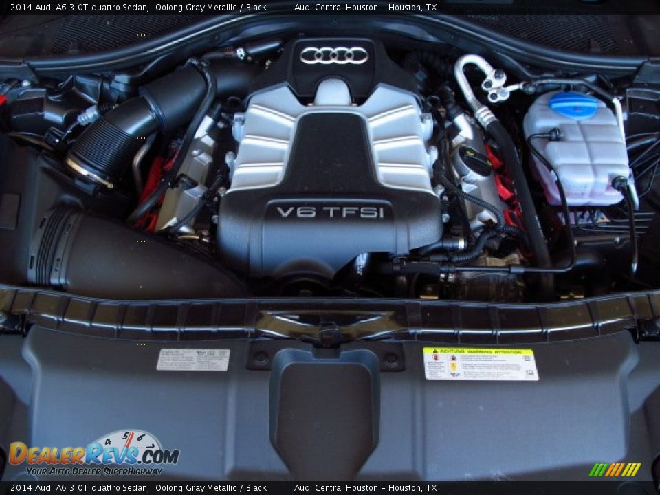 2014 Audi A6 3.0T quattro Sedan Oolong Gray Metallic / Black Photo #26