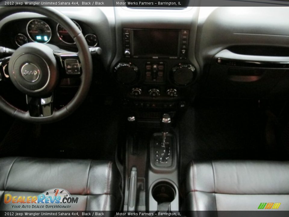 2012 Jeep Wrangler Unlimited Sahara 4x4 Black / Black Photo #26