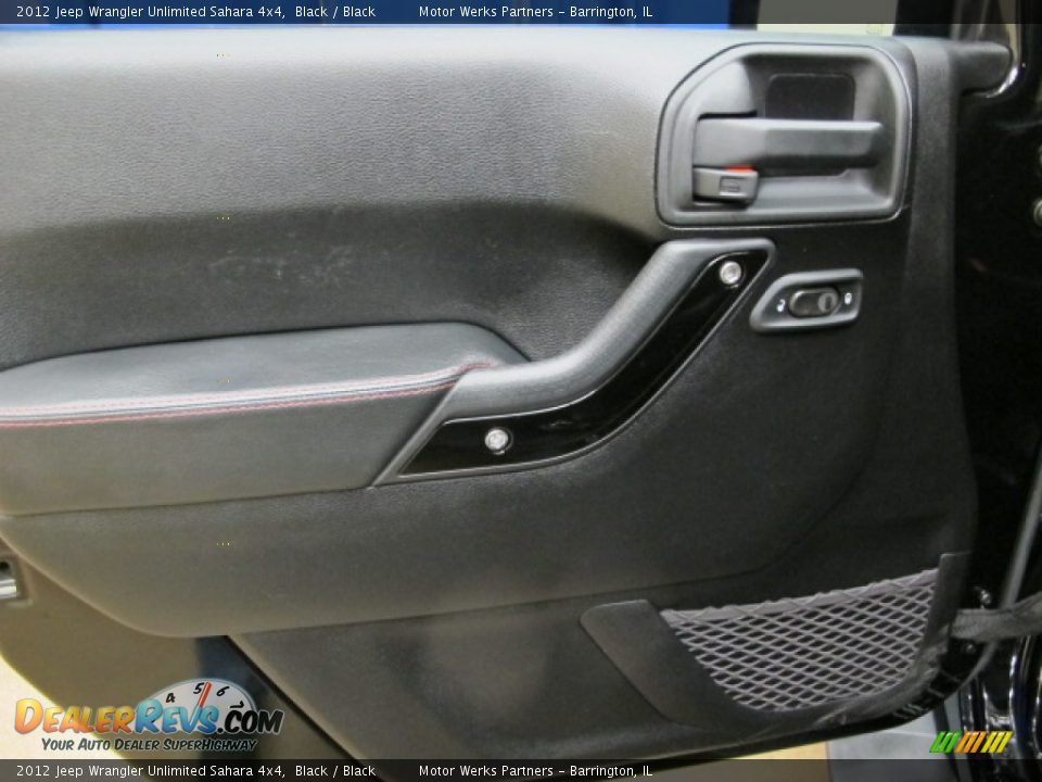 2012 Jeep Wrangler Unlimited Sahara 4x4 Black / Black Photo #36
