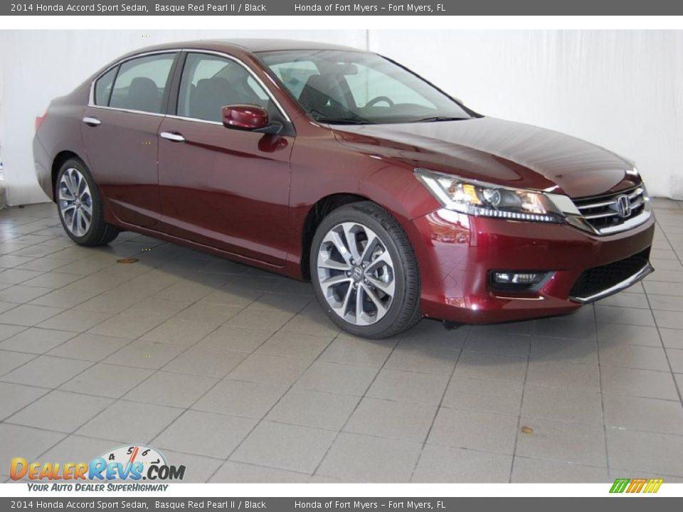 2014 Honda Accord Sport Sedan Basque Red Pearl II / Black Photo #1