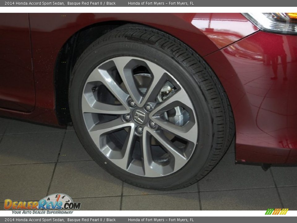 2014 Honda Accord Sport Sedan Basque Red Pearl II / Black Photo #2