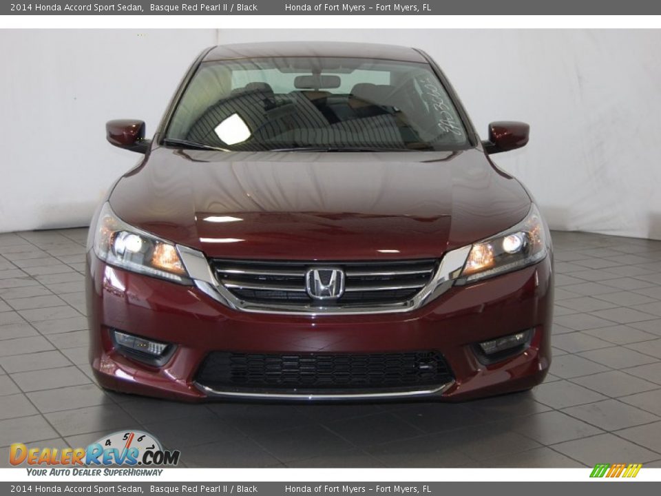 2014 Honda Accord Sport Sedan Basque Red Pearl II / Black Photo #3