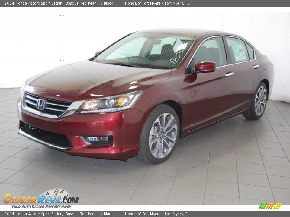 2014 Honda Accord Sport Sedan Basque Red Pearl II / Black Photo #4