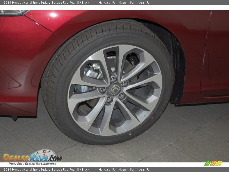2014 Honda Accord Sport Sedan Basque Red Pearl II / Black Photo #5
