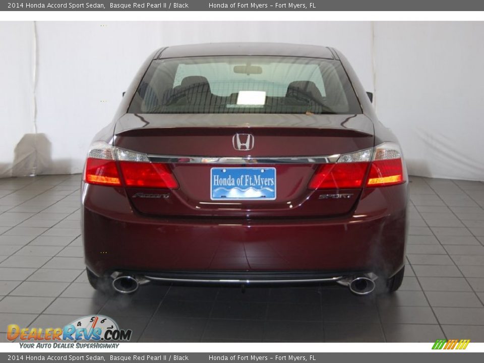 2014 Honda Accord Sport Sedan Basque Red Pearl II / Black Photo #7