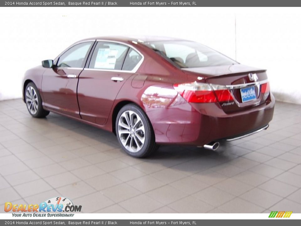 2014 Honda Accord Sport Sedan Basque Red Pearl II / Black Photo #8