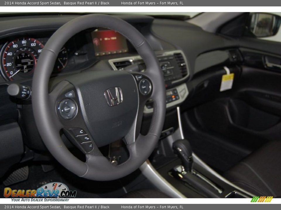 2014 Honda Accord Sport Sedan Basque Red Pearl II / Black Photo #11