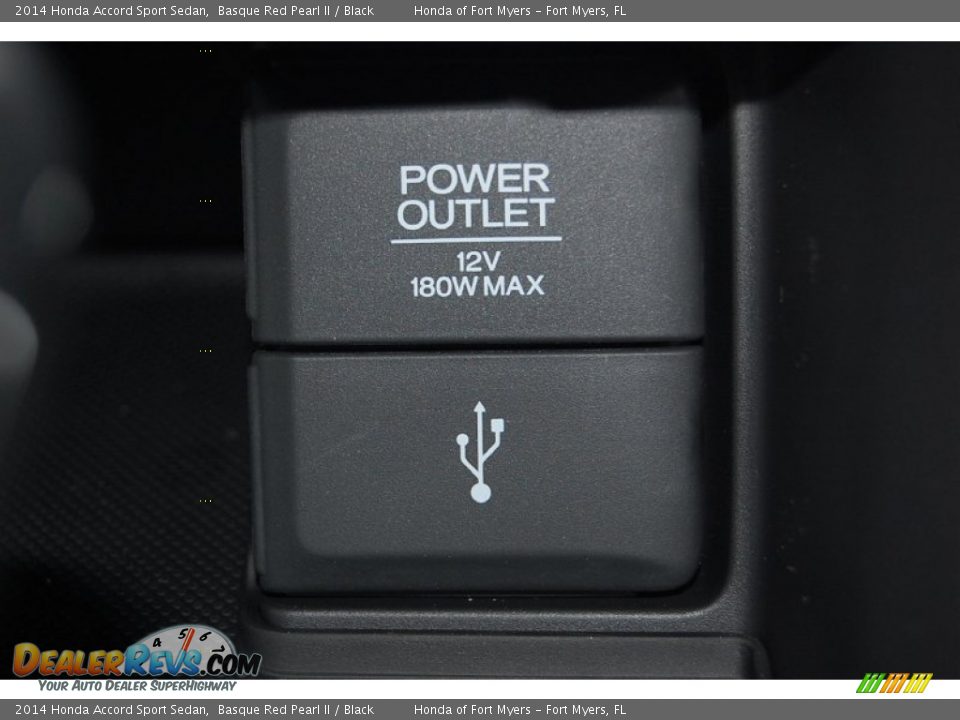 2014 Honda Accord Sport Sedan Basque Red Pearl II / Black Photo #15