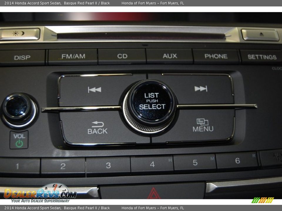 2014 Honda Accord Sport Sedan Basque Red Pearl II / Black Photo #16