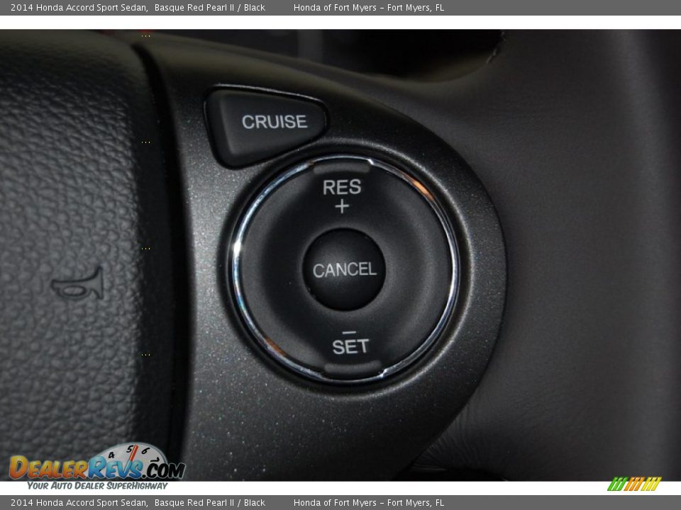 2014 Honda Accord Sport Sedan Basque Red Pearl II / Black Photo #19