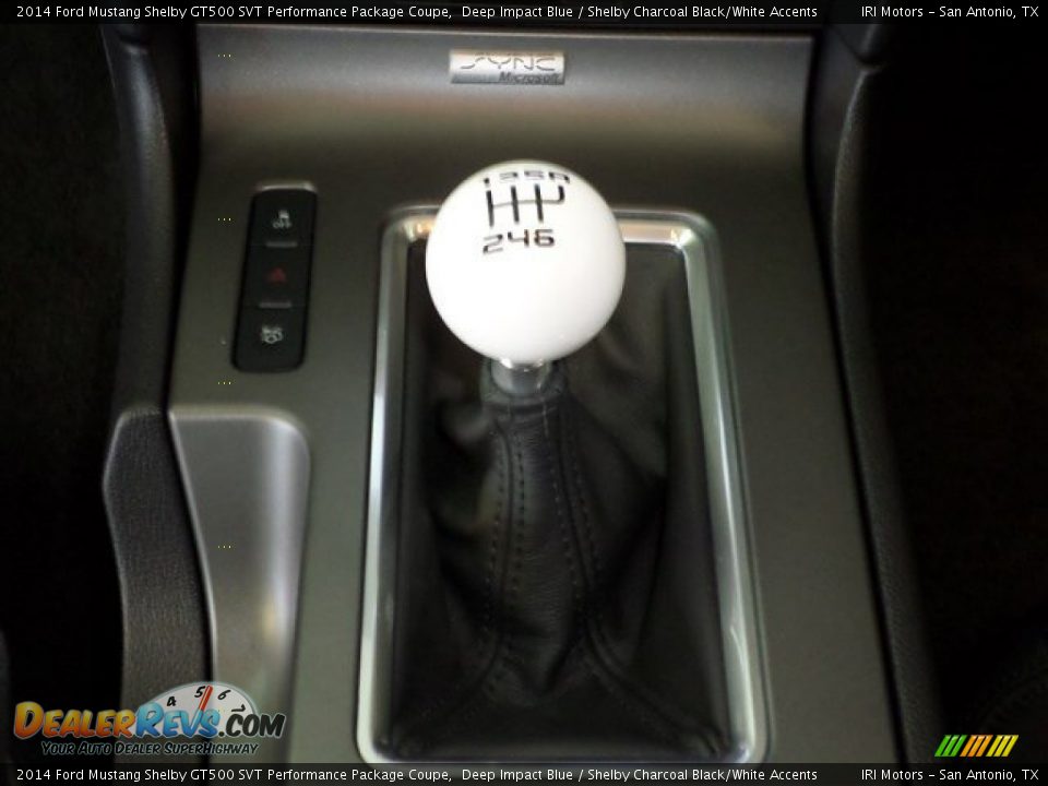 2014 Ford Mustang Shelby GT500 SVT Performance Package Coupe Deep Impact Blue / Shelby Charcoal Black/White Accents Photo #20