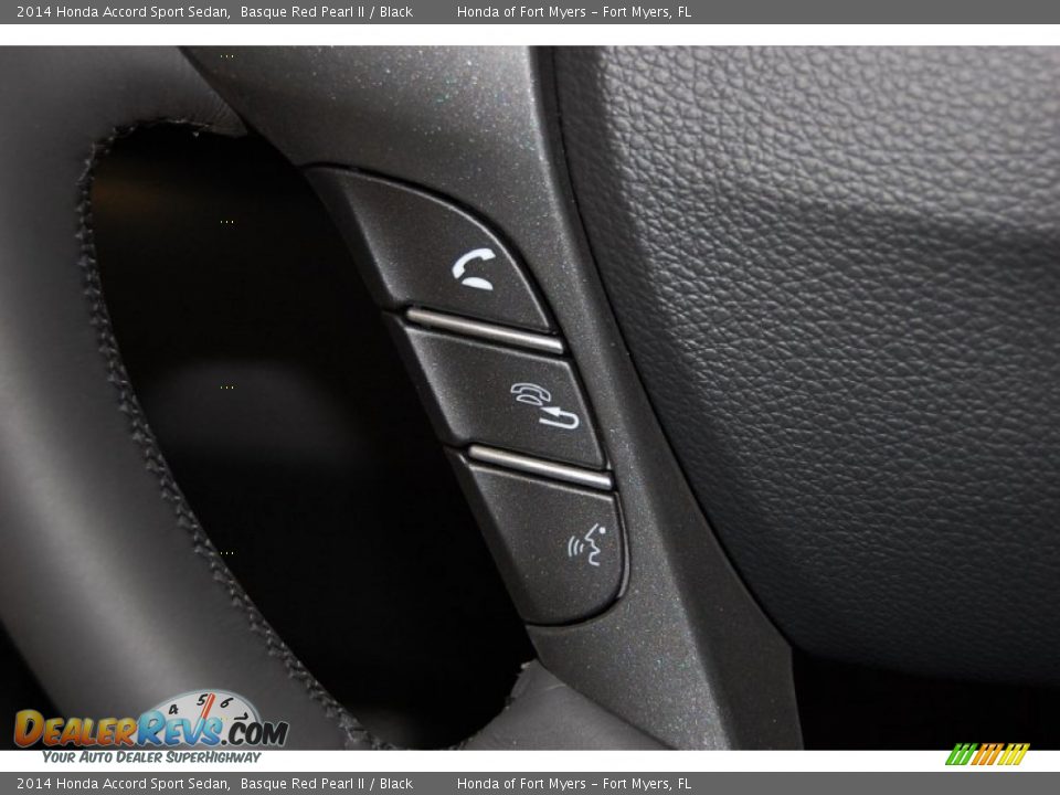 2014 Honda Accord Sport Sedan Basque Red Pearl II / Black Photo #21