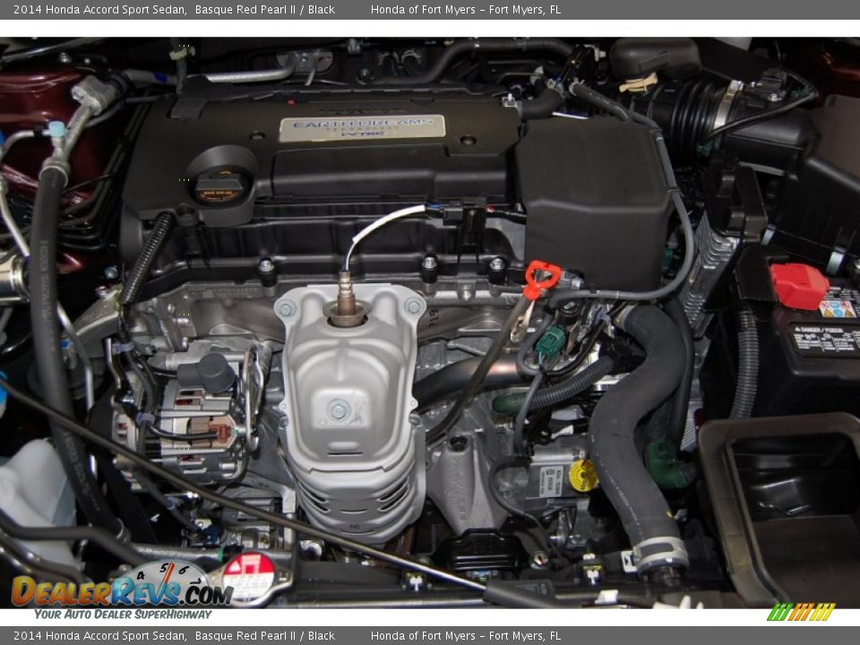 2014 Honda Accord Sport Sedan Basque Red Pearl II / Black Photo #31