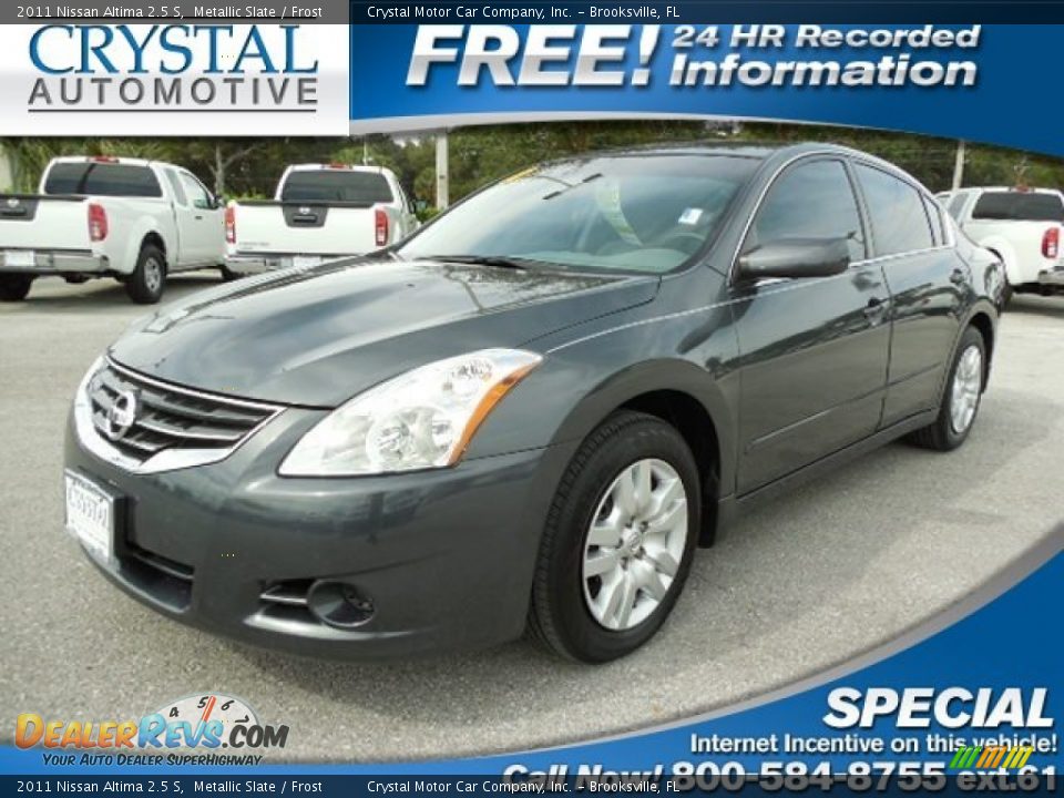 2011 Nissan Altima 2.5 S Metallic Slate / Frost Photo #1