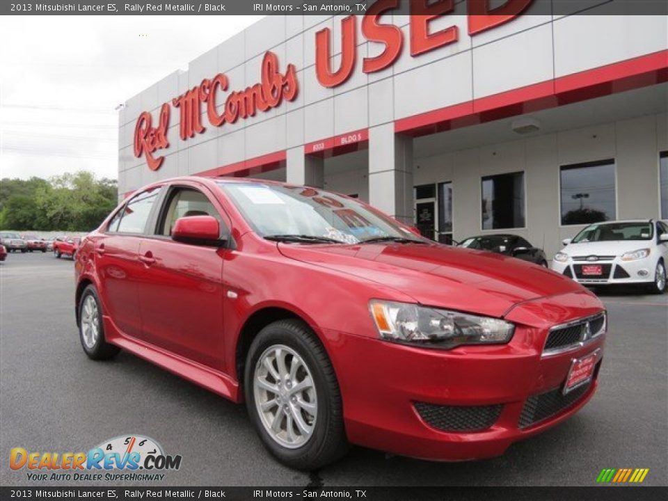 2013 Mitsubishi Lancer ES Rally Red Metallic / Black Photo #1