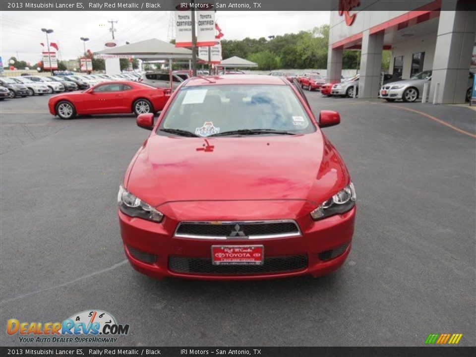 2013 Mitsubishi Lancer ES Rally Red Metallic / Black Photo #2