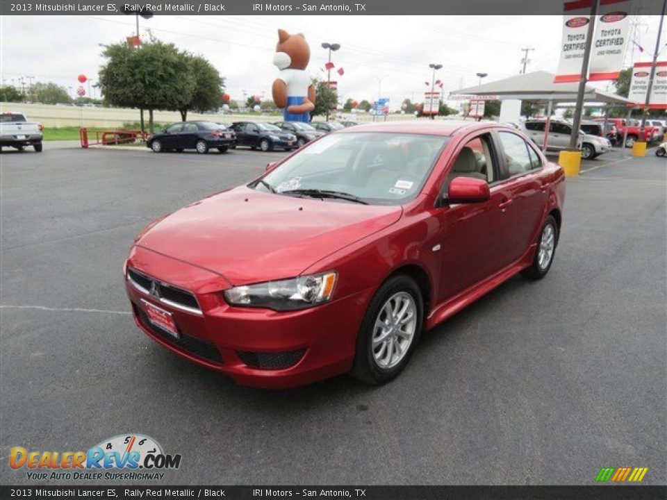 2013 Mitsubishi Lancer ES Rally Red Metallic / Black Photo #3