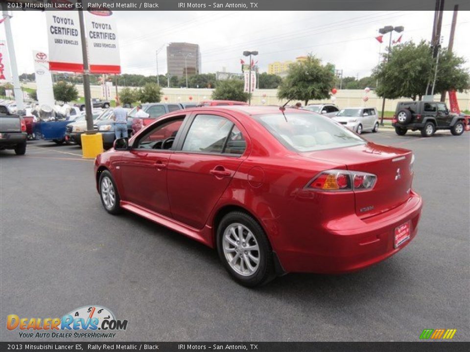 2013 Mitsubishi Lancer ES Rally Red Metallic / Black Photo #6