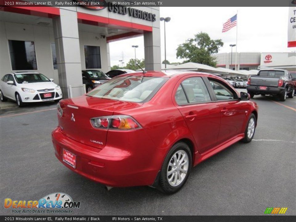 2013 Mitsubishi Lancer ES Rally Red Metallic / Black Photo #8