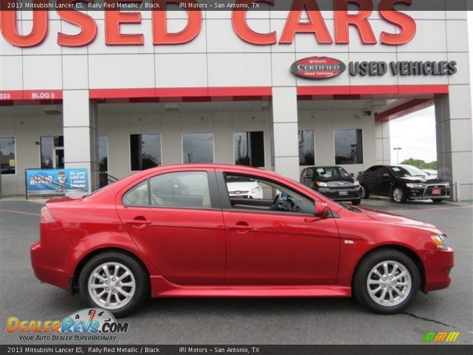 2013 Mitsubishi Lancer ES Rally Red Metallic / Black Photo #9