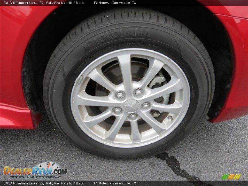 2013 Mitsubishi Lancer ES Rally Red Metallic / Black Photo #10