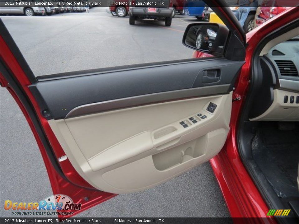 2013 Mitsubishi Lancer ES Rally Red Metallic / Black Photo #11