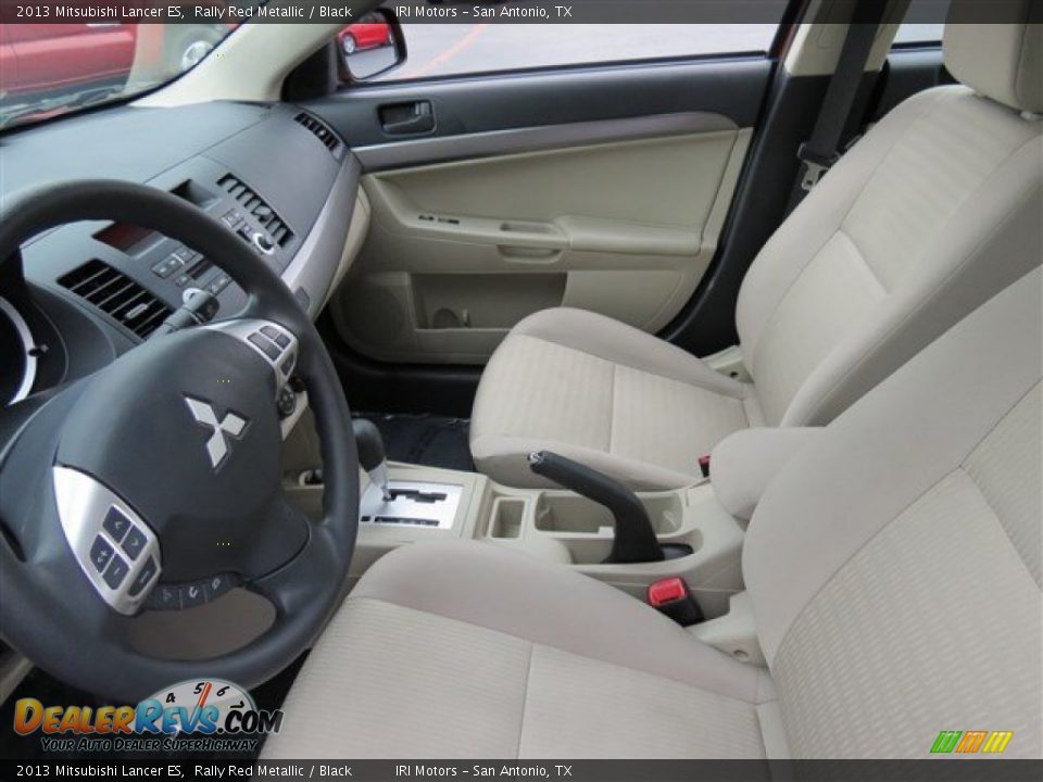 2013 Mitsubishi Lancer ES Rally Red Metallic / Black Photo #12