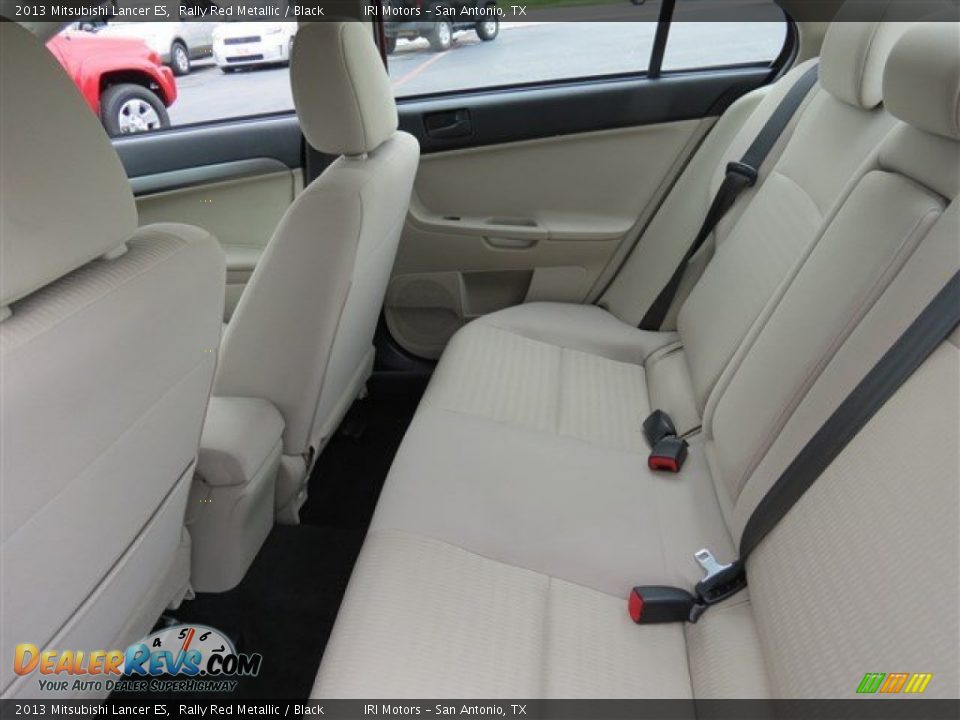 2013 Mitsubishi Lancer ES Rally Red Metallic / Black Photo #13