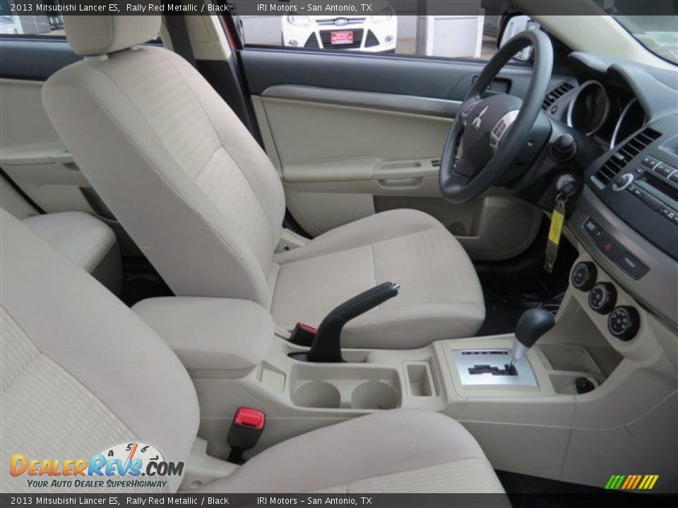 2013 Mitsubishi Lancer ES Rally Red Metallic / Black Photo #14