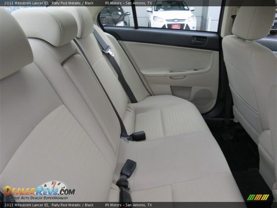 2013 Mitsubishi Lancer ES Rally Red Metallic / Black Photo #15