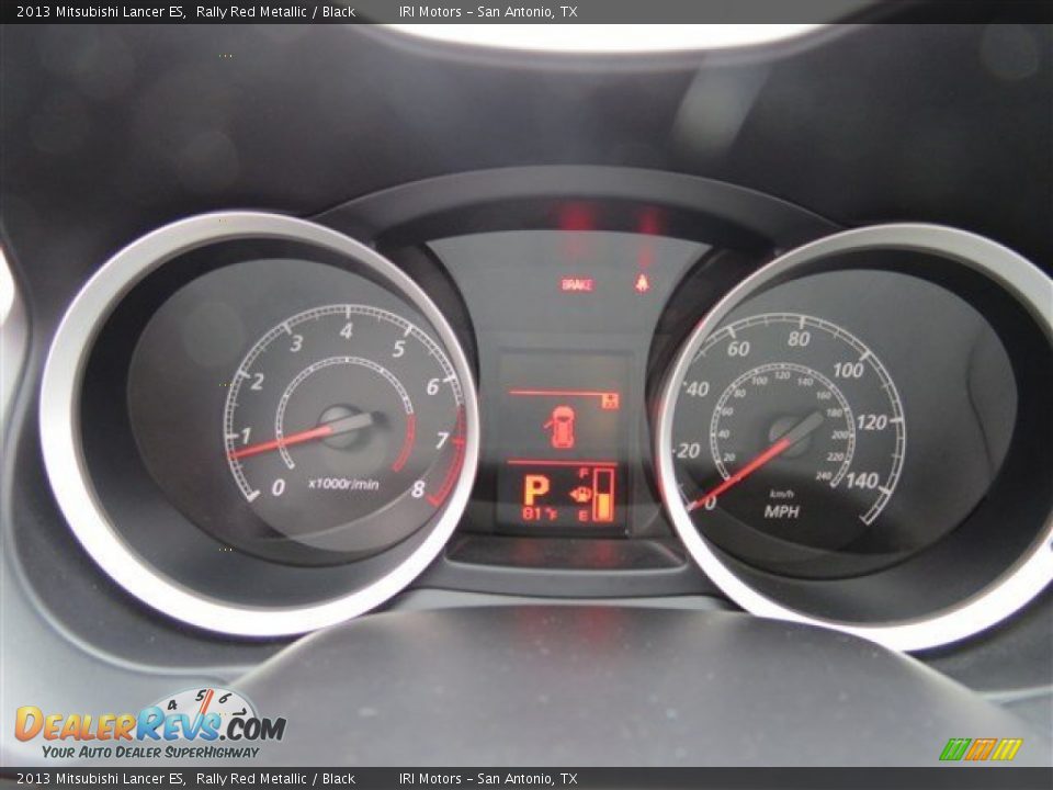 2013 Mitsubishi Lancer ES Rally Red Metallic / Black Photo #17