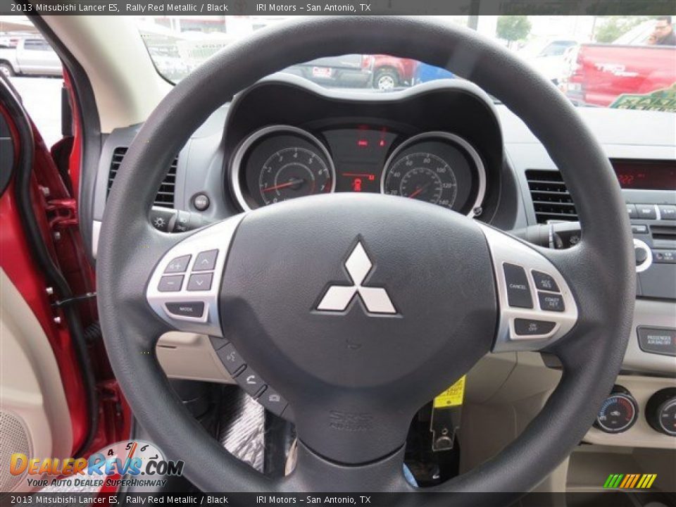 2013 Mitsubishi Lancer ES Rally Red Metallic / Black Photo #18