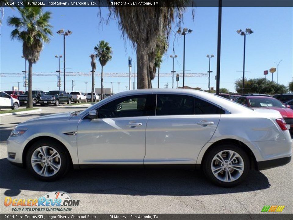 2014 Ford Taurus SEL Ingot Silver / Charcoal Black Photo #2