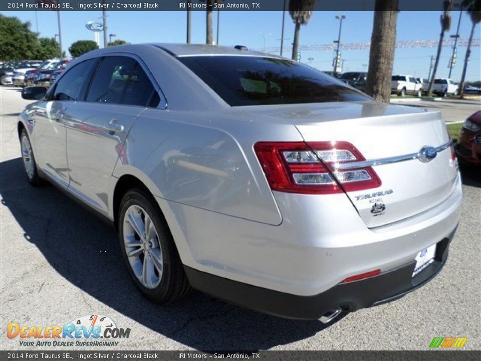 2014 Ford Taurus SEL Ingot Silver / Charcoal Black Photo #3