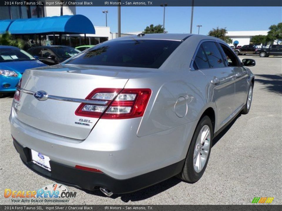 2014 Ford Taurus SEL Ingot Silver / Charcoal Black Photo #5