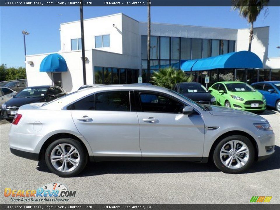2014 Ford Taurus SEL Ingot Silver / Charcoal Black Photo #6