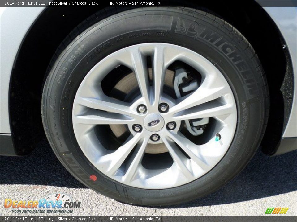 2014 Ford Taurus SEL Ingot Silver / Charcoal Black Photo #8