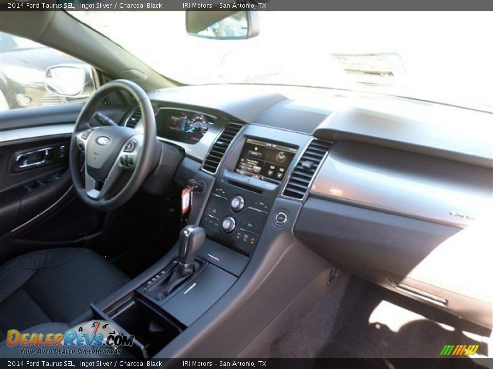 2014 Ford Taurus SEL Ingot Silver / Charcoal Black Photo #11