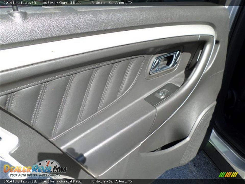 2014 Ford Taurus SEL Ingot Silver / Charcoal Black Photo #14