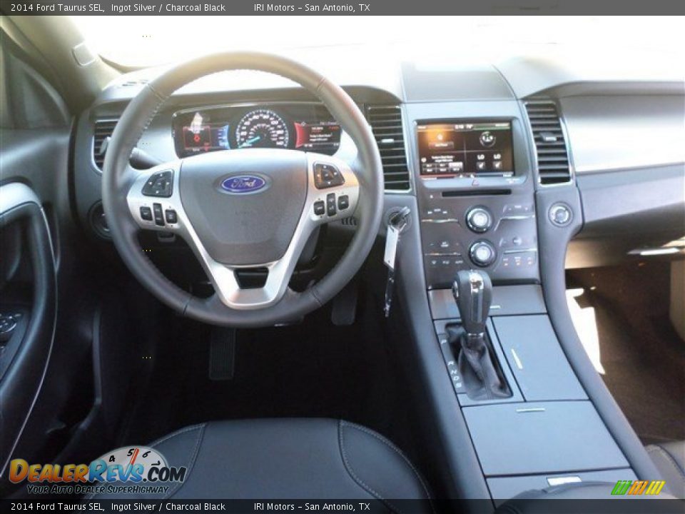 2014 Ford Taurus SEL Ingot Silver / Charcoal Black Photo #16