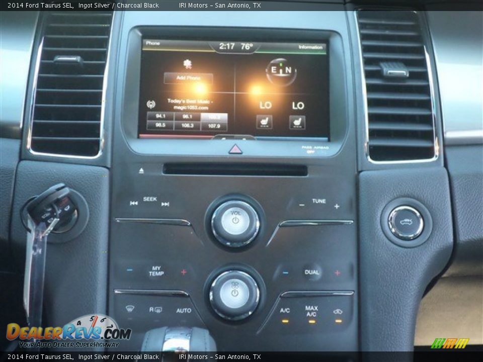 2014 Ford Taurus SEL Ingot Silver / Charcoal Black Photo #20