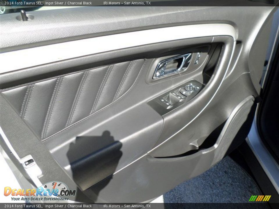 2014 Ford Taurus SEL Ingot Silver / Charcoal Black Photo #22