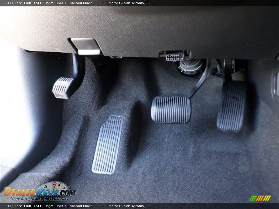 2014 Ford Taurus SEL Ingot Silver / Charcoal Black Photo #25